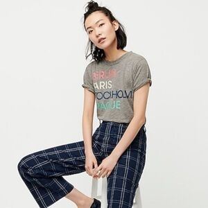 J. Crew City Tee Sz M